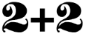 2+2